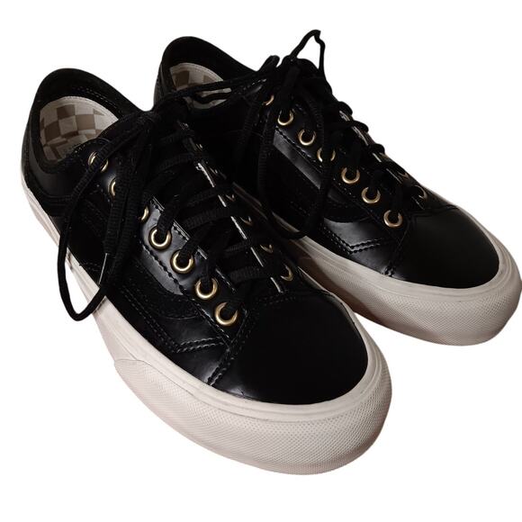 Vans Shoes - Vans Surf Supply #36 Decon SF Womens 8 Black Street Beach Surf Skate Leather